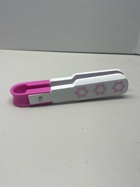 Pink & White Floral Baby/Toddler Hair Clip Holder